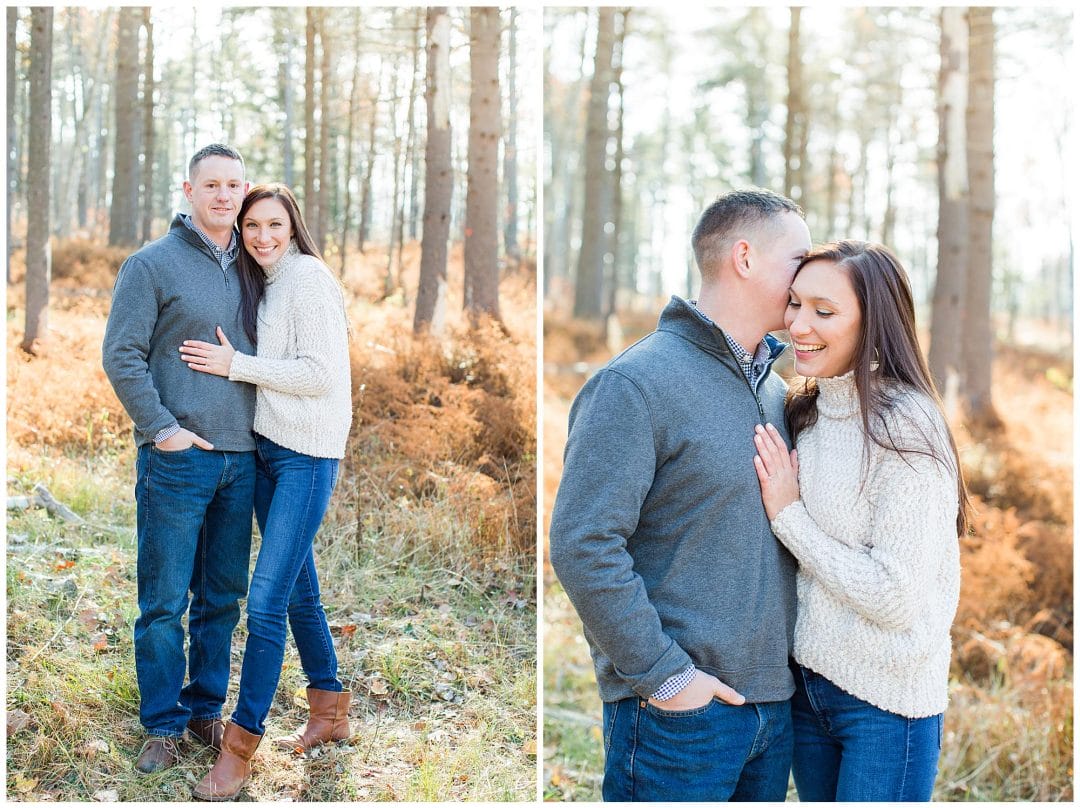 Corrie + Zach | Woodsy Fall Engagement