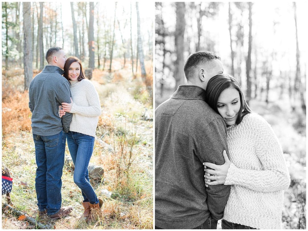Corrie + Zach | Woodsy Fall Engagement