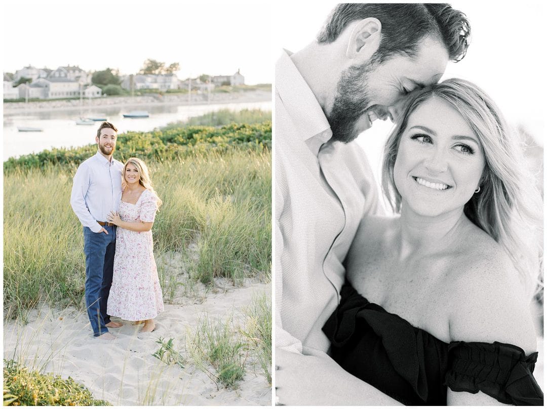 A Glowy Sunset Engagement at Cold Storage Beach