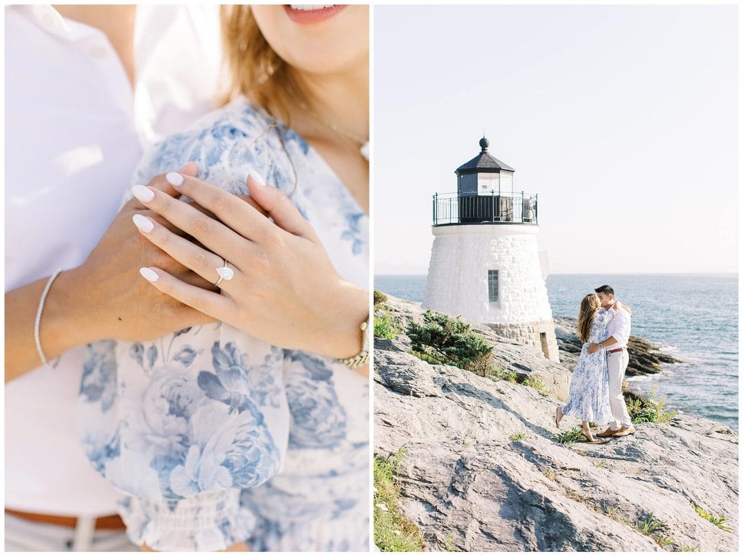 A Newport Engagement full of Sunshine, Architecture & Ocean Views
